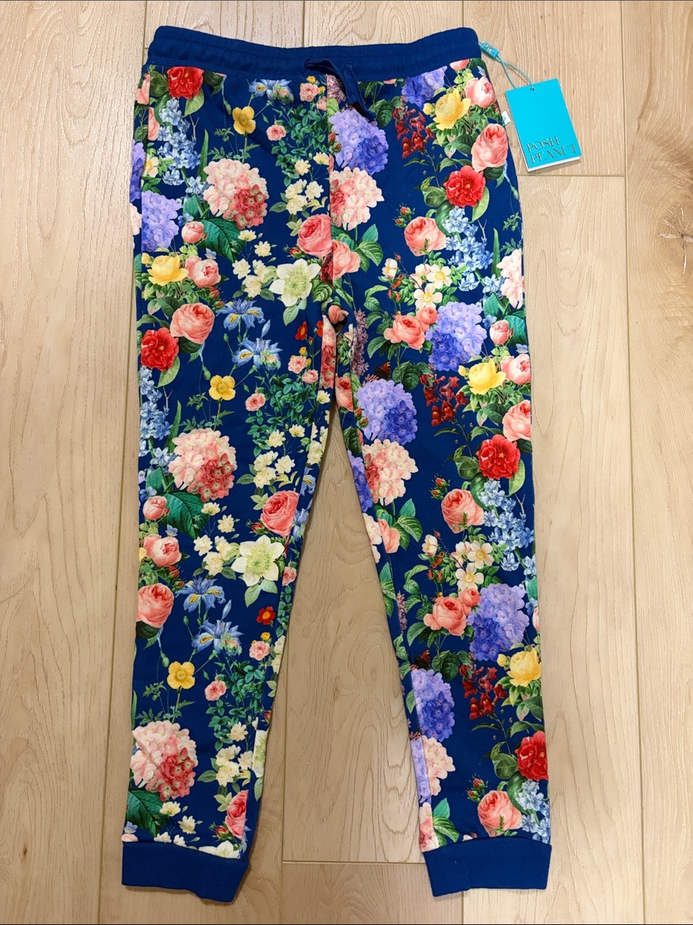 Posh Peanut βCarmenβ Floral Cotton Joggers, sz 10